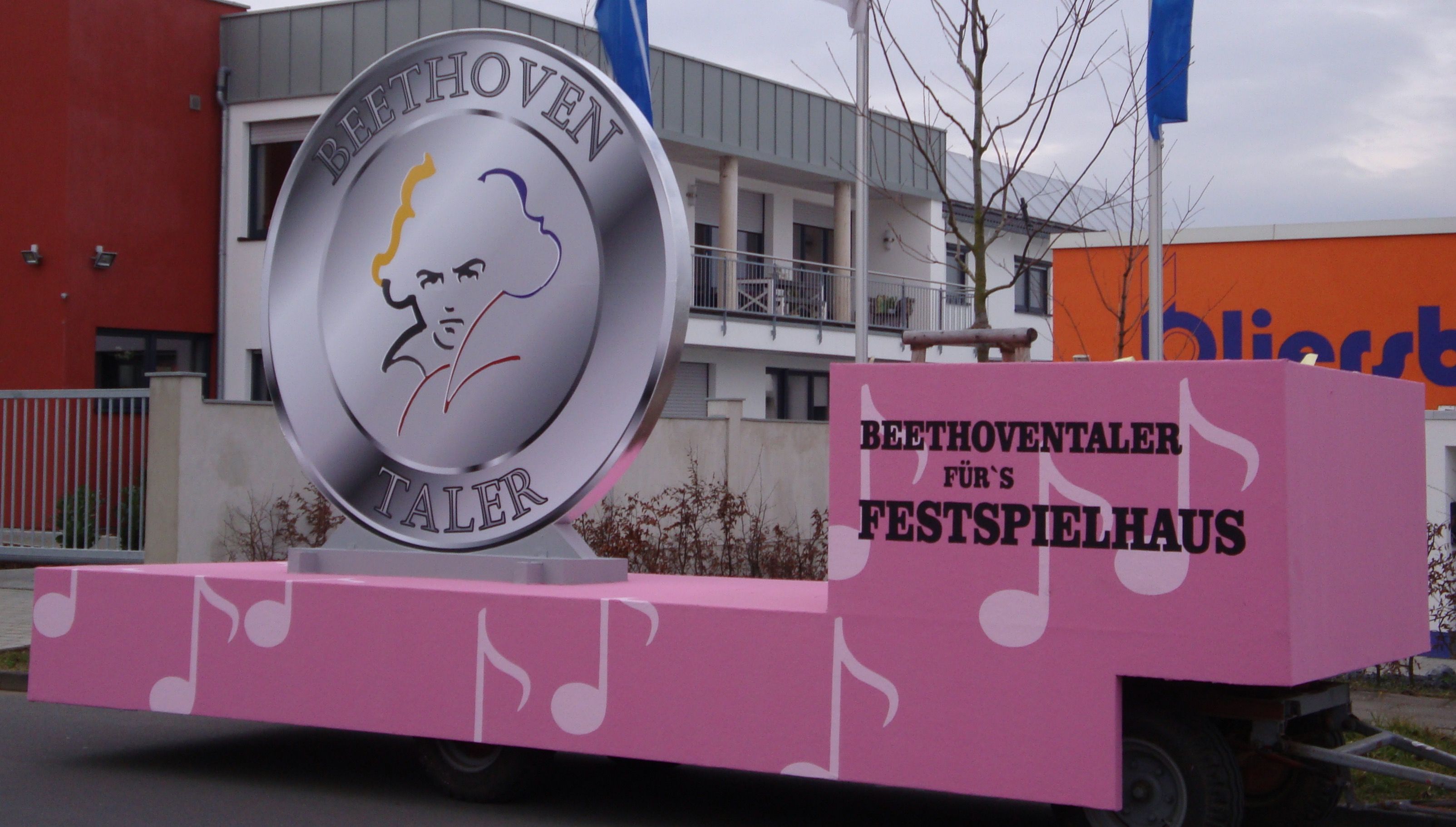 Der Beethoventaler warb 2014 fr das Beethoven-Festspielhaus