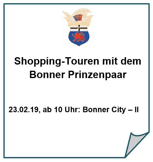 Shopping-Tour in der Bonner Innenstadt  II